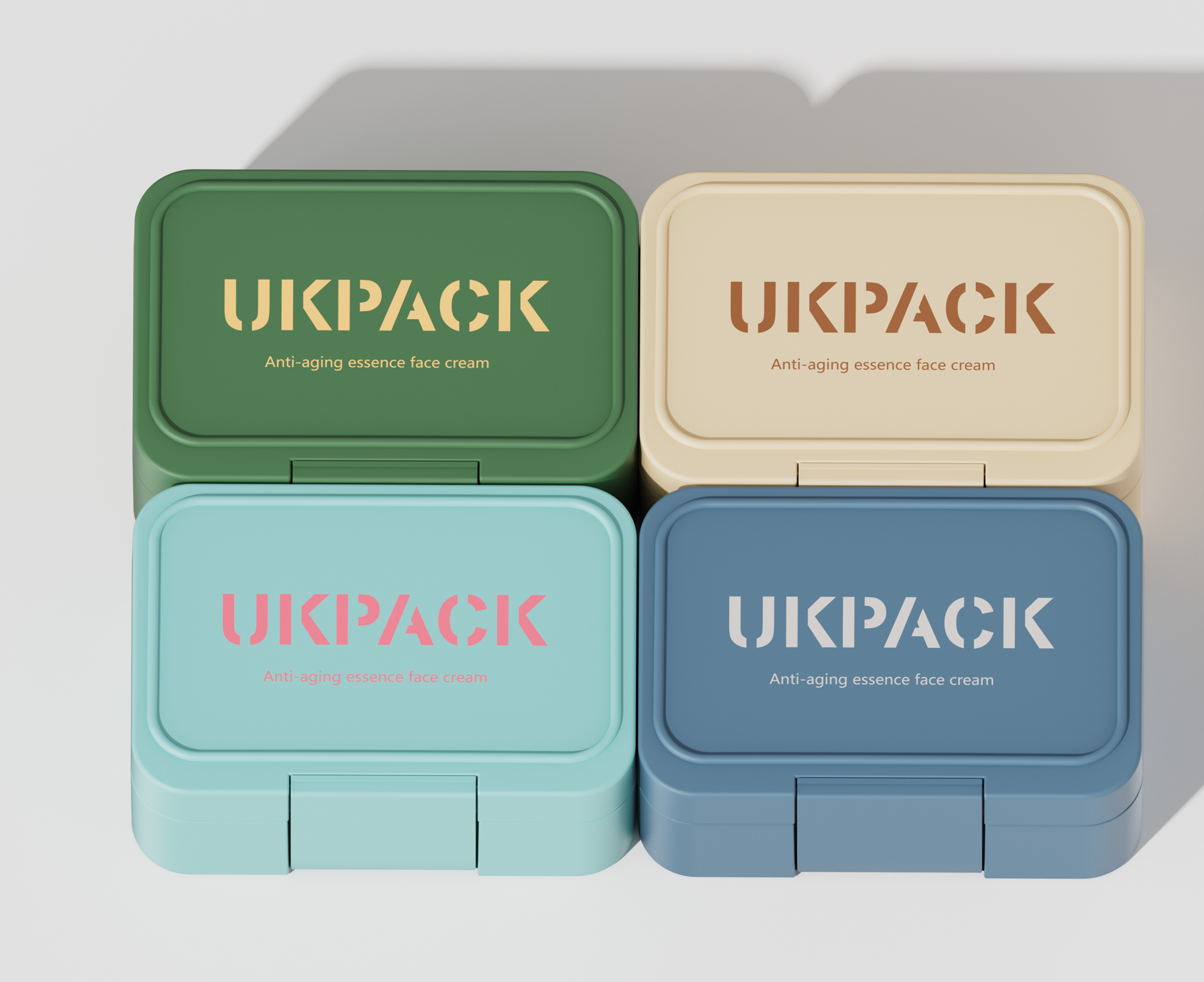 100g Plastic PP Deodorant Stick Container With Spoon