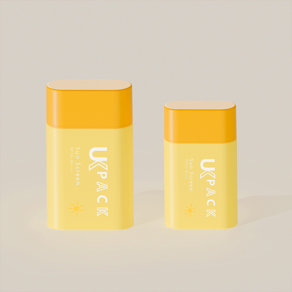 30ml 50ml sunscreen bottle orange sunscreen bottle sunscreen yellow bottle PE sunscreen bottle 2025 new item