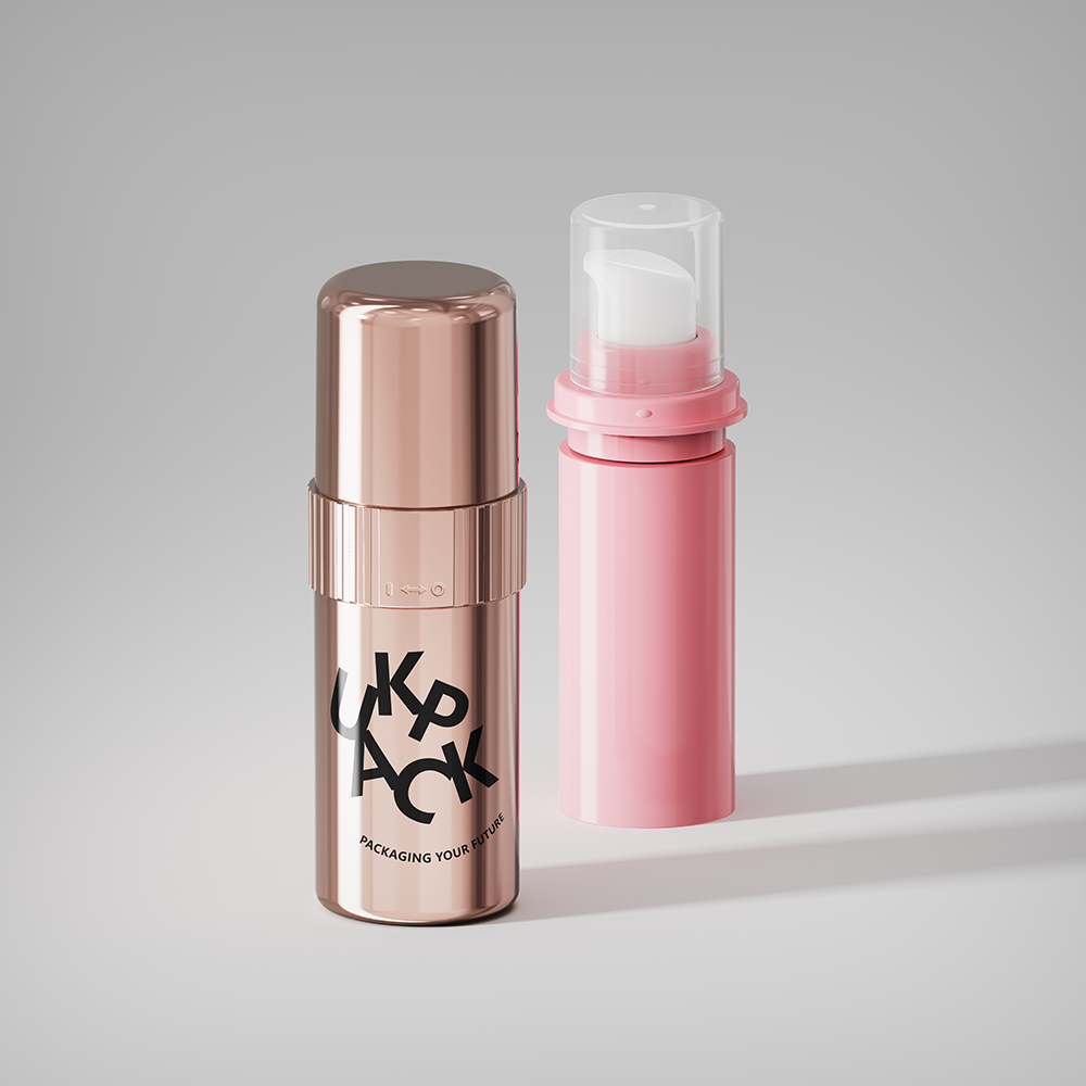 Refillable PP Airless Lotion Cream Pump Bottle 30g 50g
