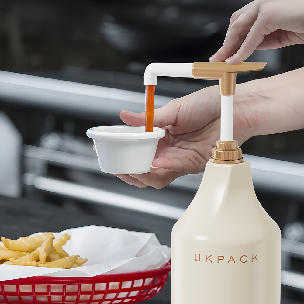 15ml-30ml 38-400 Plastic Syrup Pump Dispenser Food Grade Custom Logo UKM30