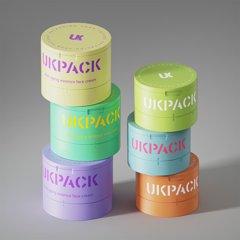 Refillable Cosmetic Cream Jars With Small Scoop 100g 150g 200g cream jars wholesale