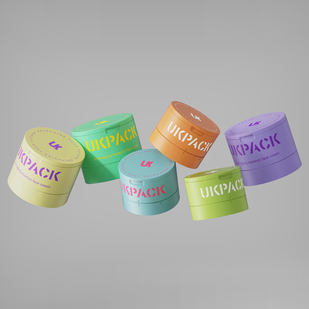 Refillable Cosmetic Cream Jars With Small Scoop 100g 150g 200g cream jars wholesale