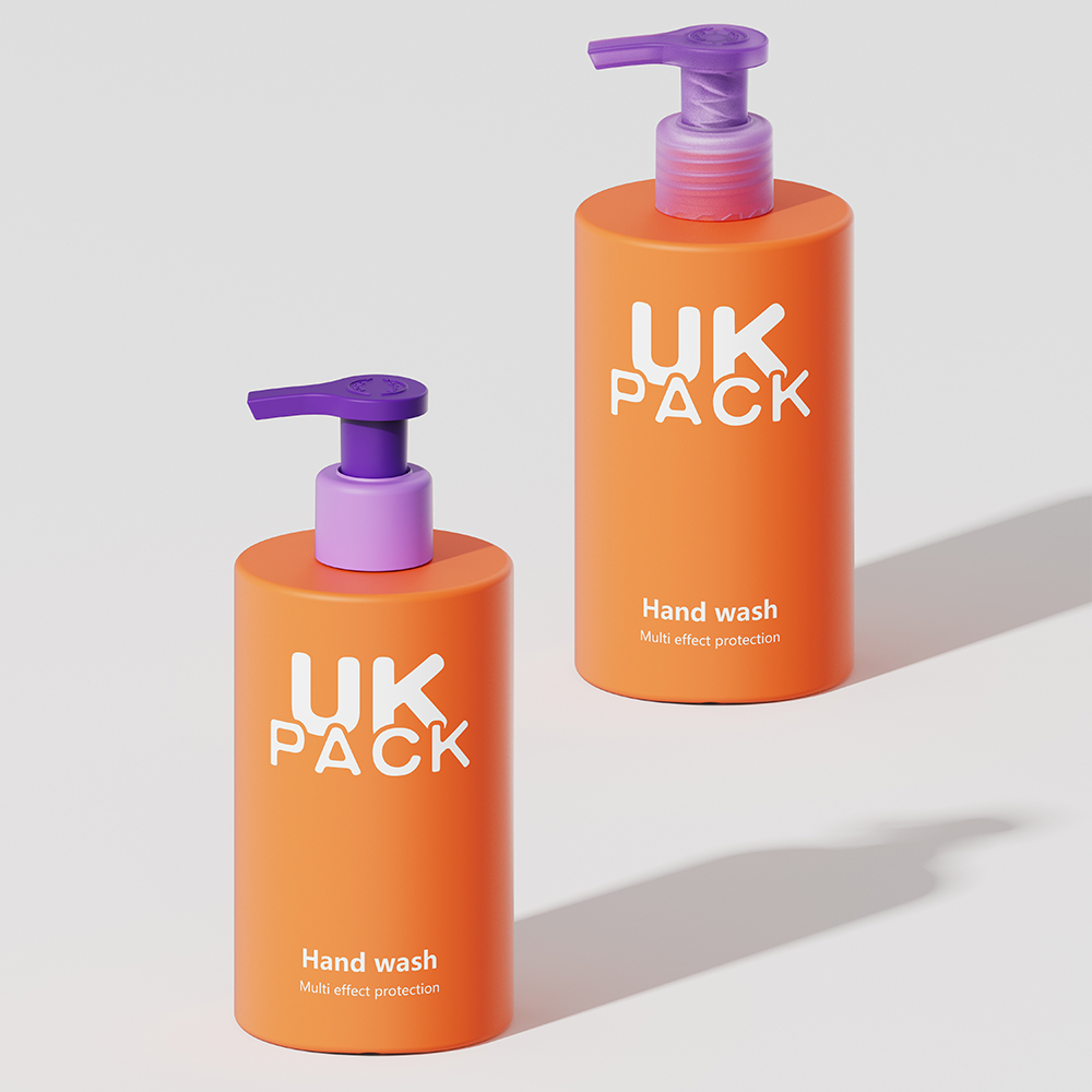 hair care packaging  bottle 200ml 300ml 500ml With PP Mono Lotion Pump UKL35