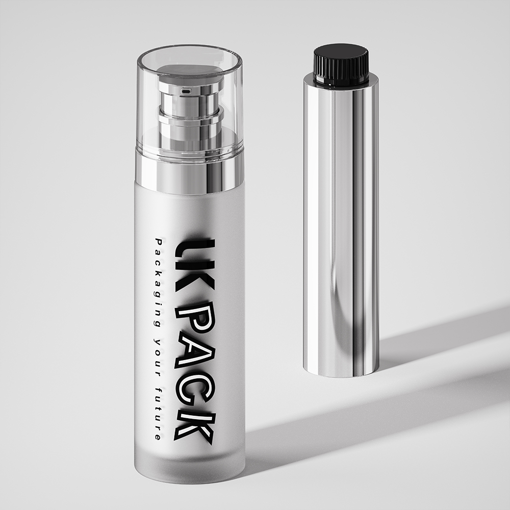 glass airless pump bottles refillable empty airless pump bottle 30g 50g