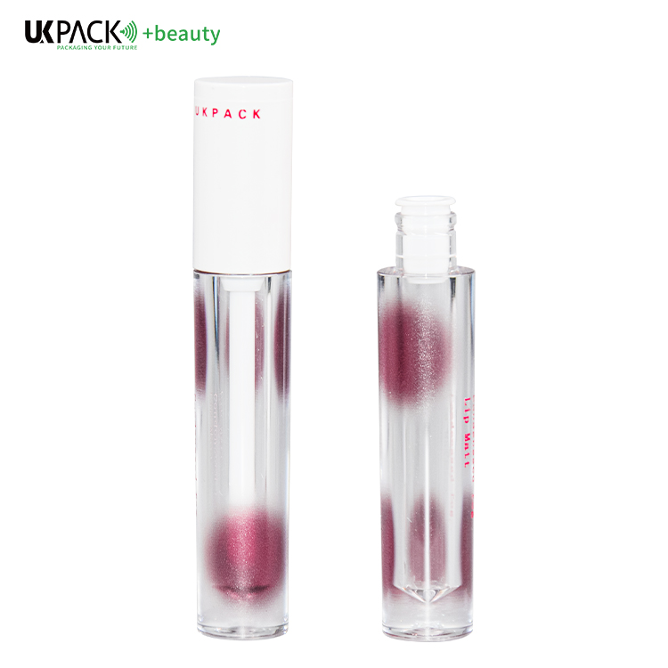 2ml PETG Bottle ABS Cap PP Brush Lip Glazed Bottle Cosmetic Packaging