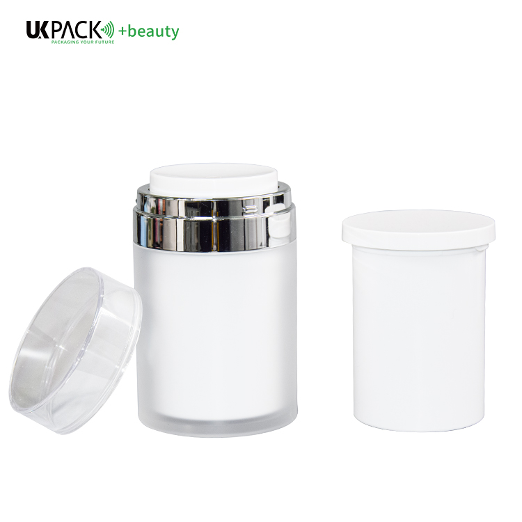 100g Replaceable PP Inner PMMA Outer Airless Jar Lotion Face Cream Jar