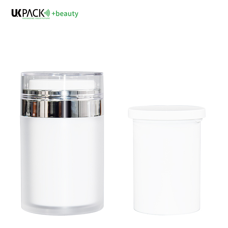 100g Replaceable PP Inner PMMA Outer Airless Jar Lotion Face Cream Jar