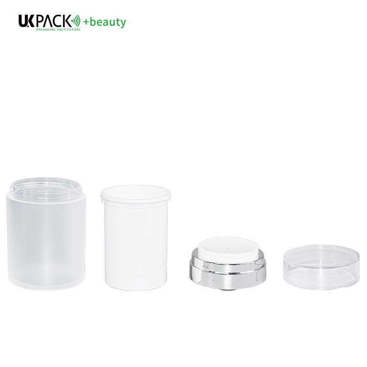 100g Replaceable PP Inner PMMA Outer Airless Jar Lotion Face Cream Jar