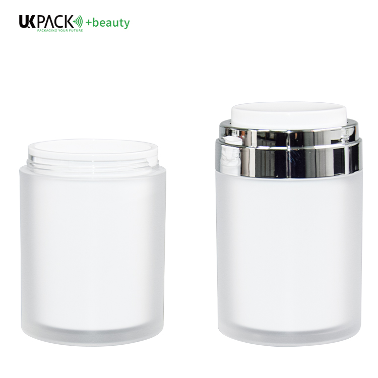 100g Replaceable PP Inner PMMA Outer Airless Jar Lotion Face Cream Jar