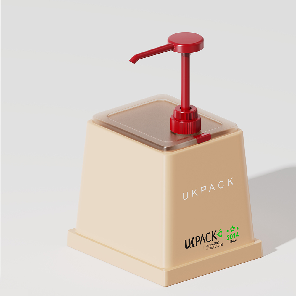 Removable Pp Container Ketchup Sauce Dispenser Pump 38-400 15ml 30ml Dosage