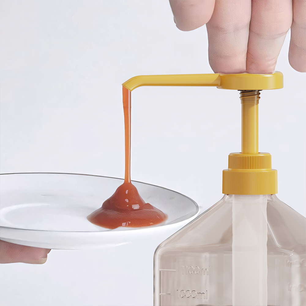 Removable Pp Container Ketchup Sauce Dispenser Pump 38-400 15ml 30ml Dosage
