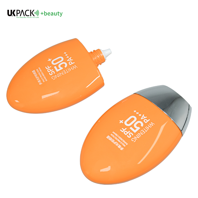 50ml sunscreen orange bottle Skin Care Packaging UKL33E