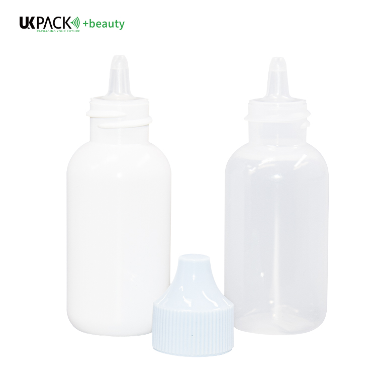 30ml PE Threaded Bottle Mouth Double Layer blue sunscreen bottle  UKL34