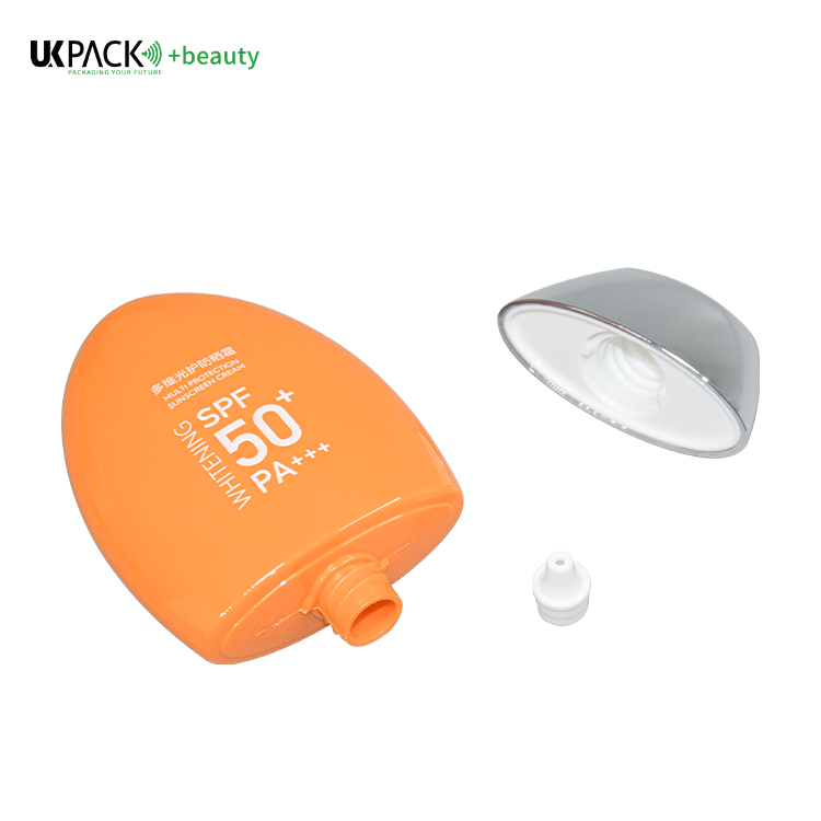 50ml sunscreen orange bottle Skin Care Packaging UKL33E