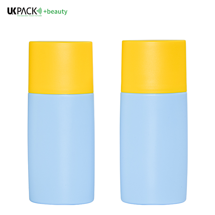 50ml Customized Color And Logo PE Sunscreen Bottle Skin Care Packaging UKL33A