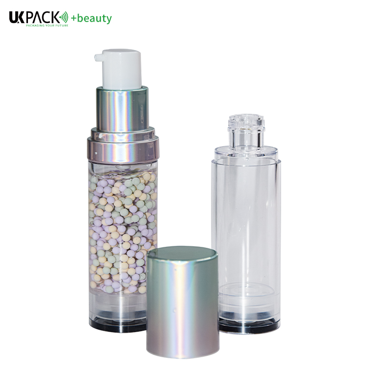 30ml PET Explosive Ball Pump Head Airless Pump Bottle Lotion Suncreen Essence Bottle Skin Care Packaging UKA83