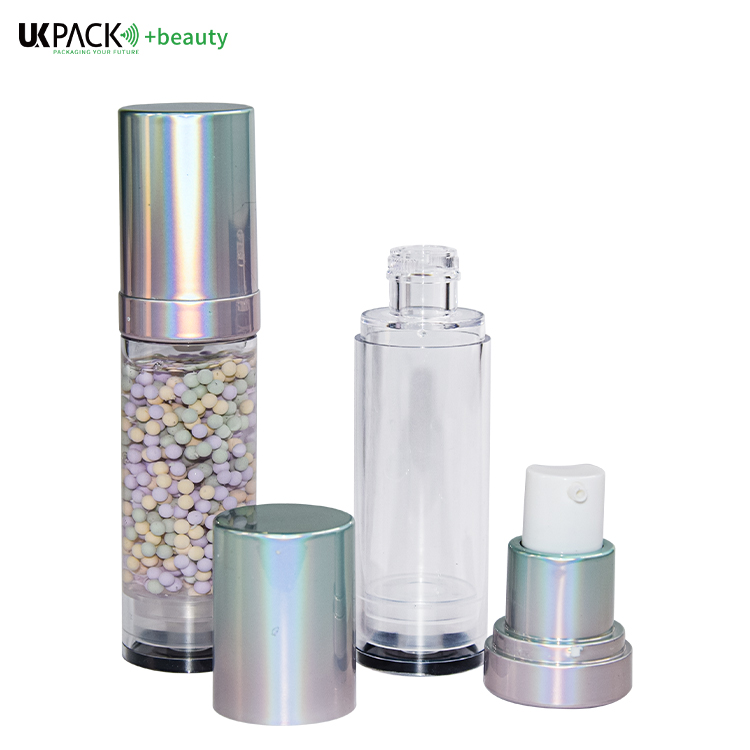 30ml PET Explosive Ball Pump Head Airless Pump Bottle Lotion Suncreen Essence Bottle Skin Care Packaging UKA83