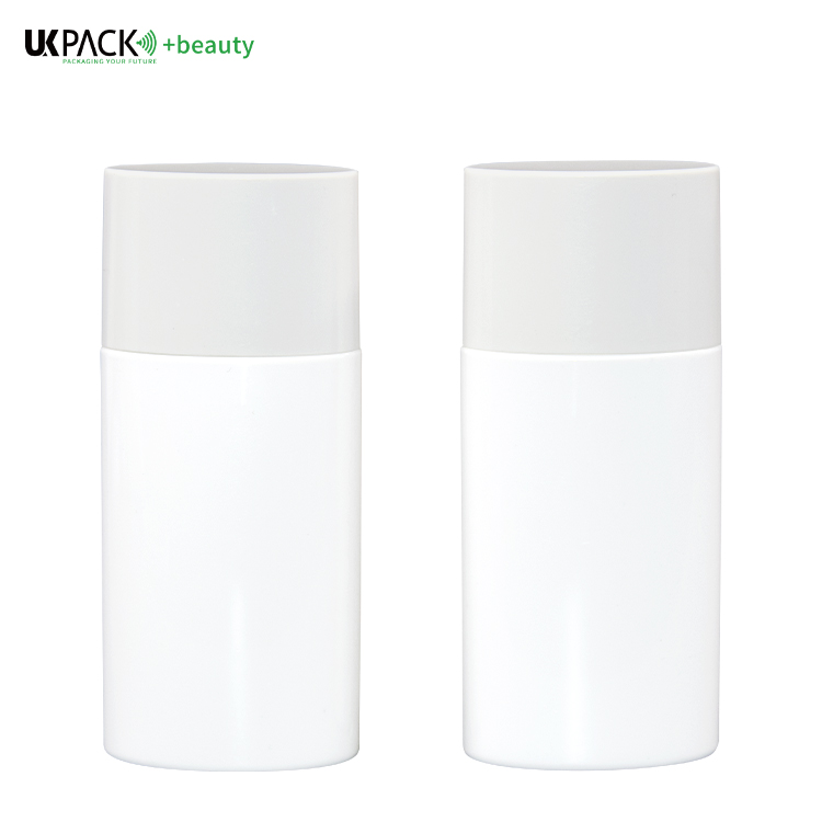 50ml PE Grey And White Sunscreen Bottle Lotion Hand Cream Bottle UKL33B
