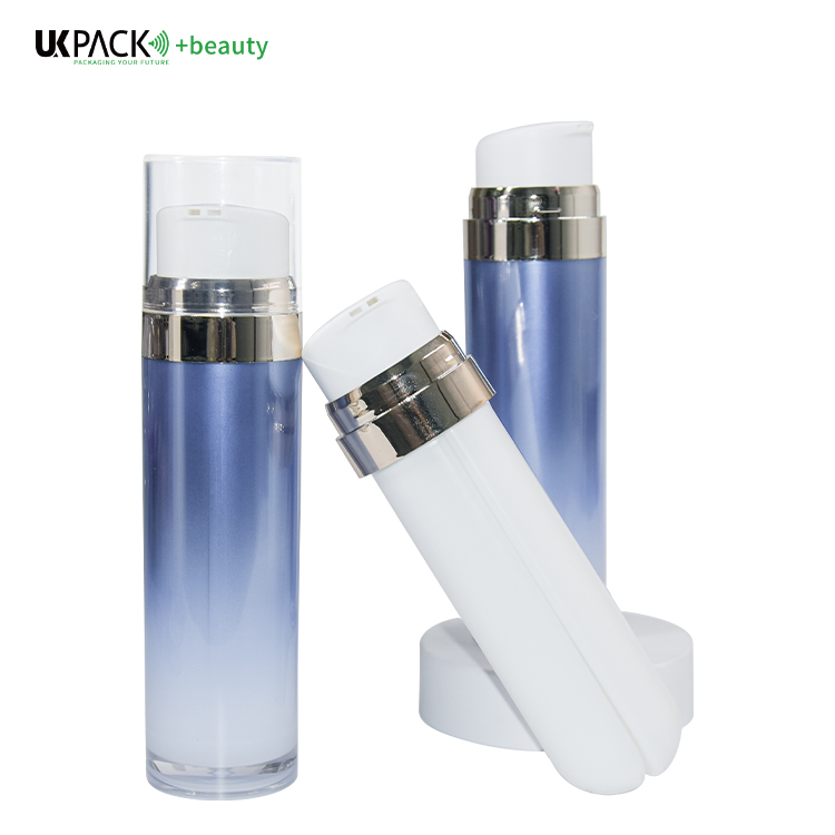 50ml + 50ml PMMA Double Tube Essence Bottle Lotion Pump Bottle UKL10F