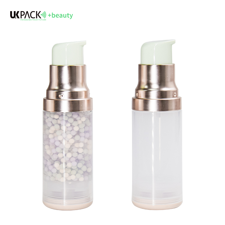 30ml PET Airless Lotion Bottle Skin Care Packaging Lotion Essence Suncreen Bottle UKA81
