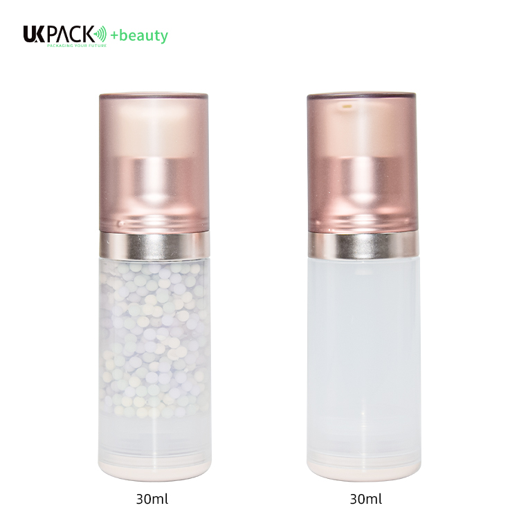 30ml PET Airless Lotion Bottle Skin Care Packaging Lotion Essence Suncreen Bottle UKA81