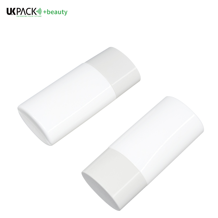 50ml PE Grey And White Sunscreen Bottle Lotion Hand Cream Bottle UKL33B