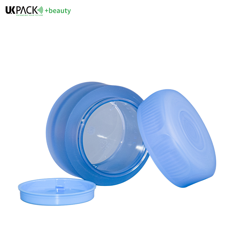 30g/ 50g Customized One Click Cream Jar Face Cream Hair Cream Container Skin Care Packaging Push Botton Cap UKC69C