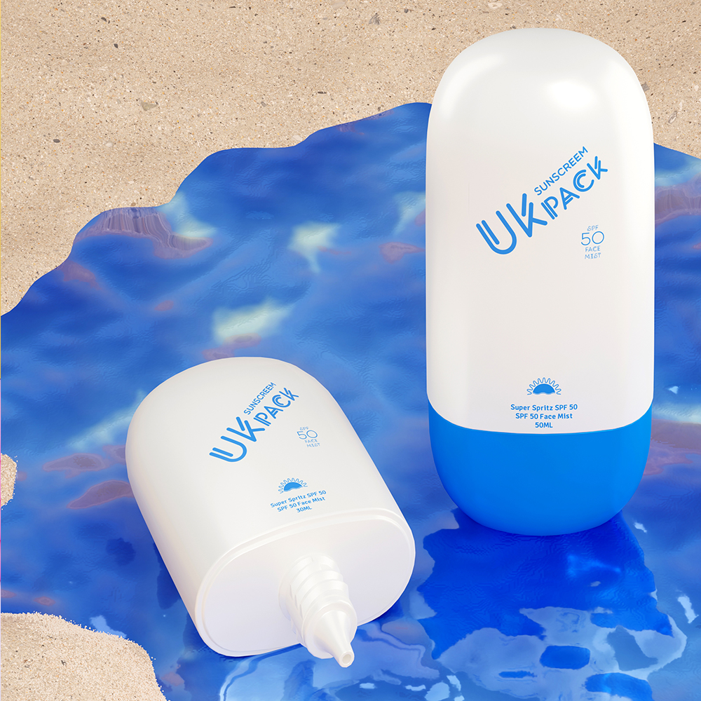 30ml 50ml sunscreen white and orange bottle  PE sunscreen bottles