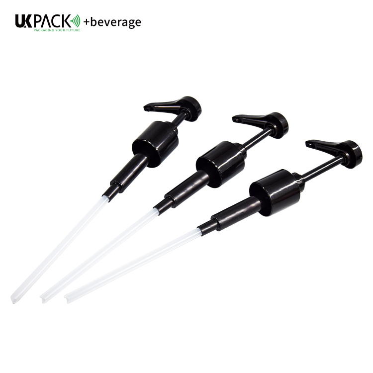 Food Grade PP 28-410  Syrup Pump For Coffee Juice Use 5ml 8ml 10ml Dosage