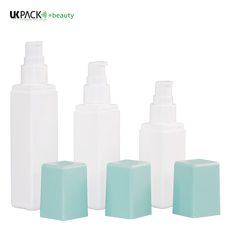 50ml / 75ml / 90ml HDPE Essence Bottle Skin Care Packaging Lotion Bottle UKL31