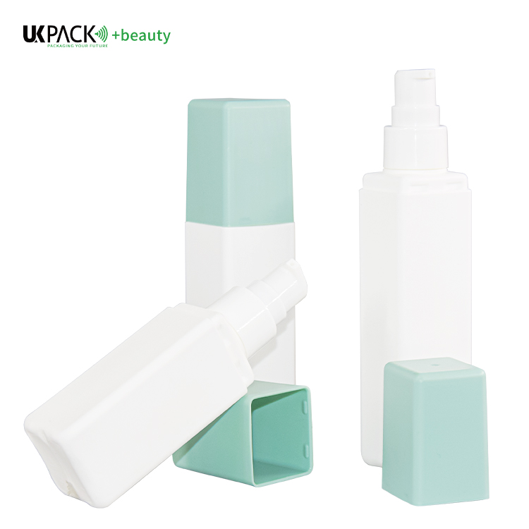 50ml / 75ml / 90ml HDPE Essence Bottle Skin Care Packaging Lotion Bottle UKL31