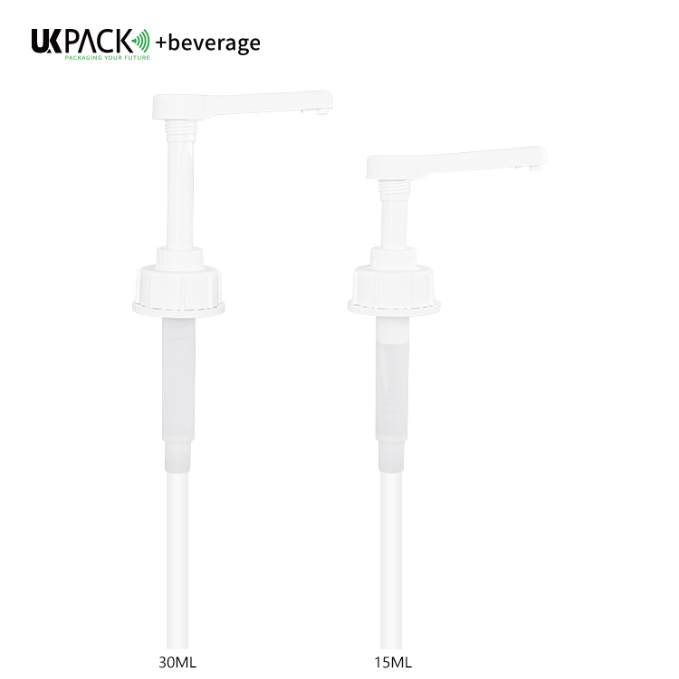 54-410 Plastic Sauce Pump 10ml 15ml 20ml 30ml Coffee Syrup Pump