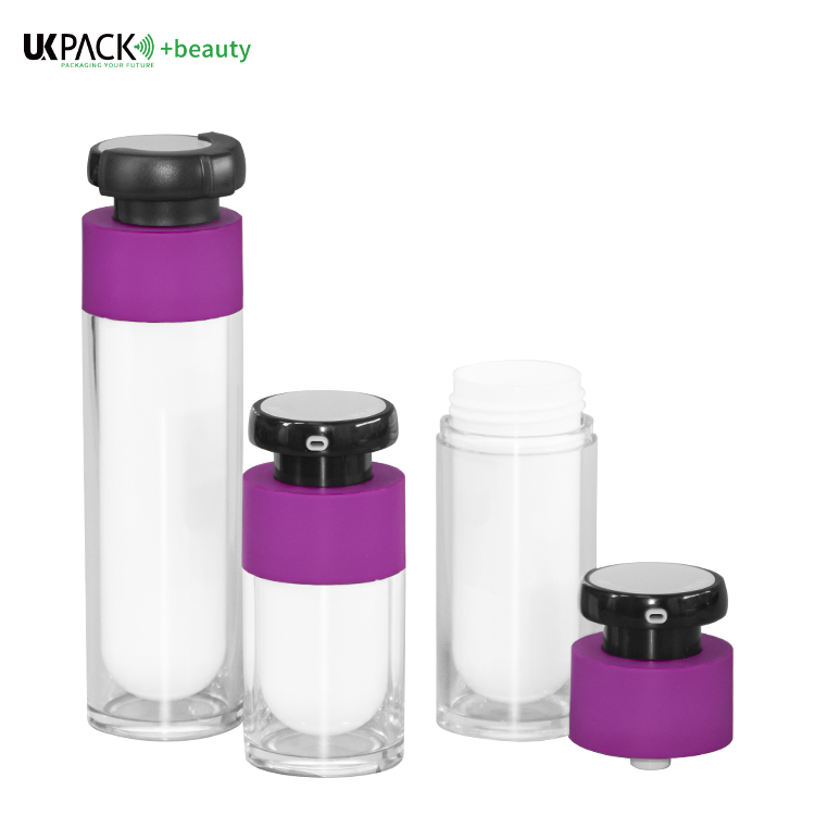cosmetic packaging 15ml-30ml-50ml Double layer airless bottle