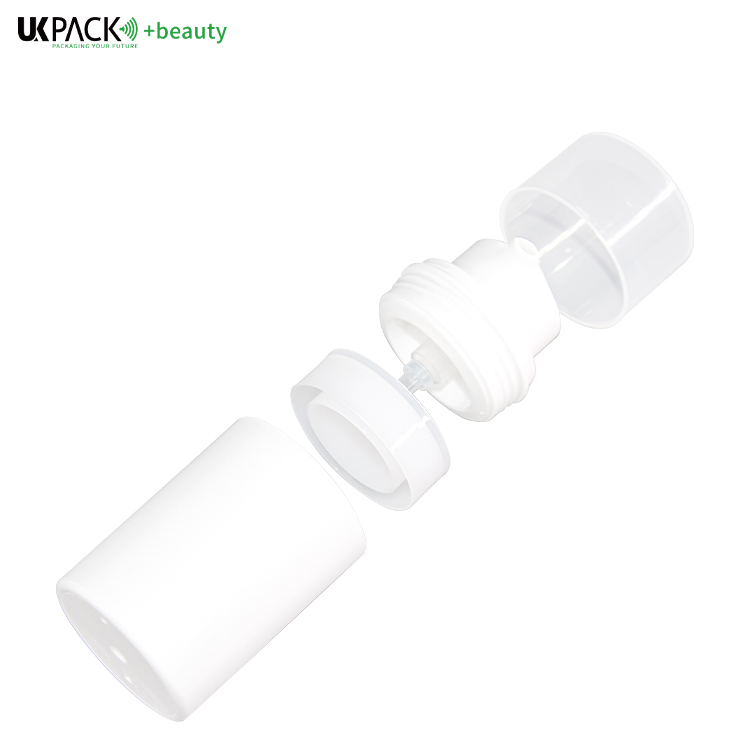 Plastic PP Airless Pump Bottles  50ml 80ml 100ml 120ml airless pump container