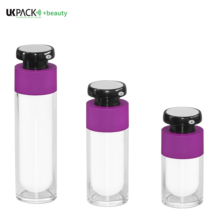 cosmetic packaging 15ml-30ml-50ml Double layer airless bottle
