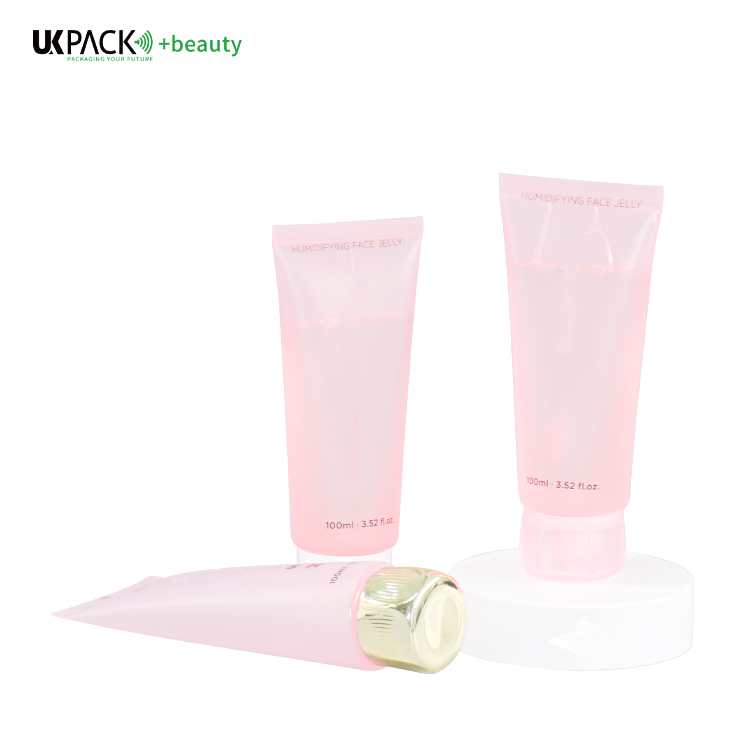 100ml  PET Cosmetic Skin Care Horse Bottle Shampoo Lotion Tube Packaging UKLT01