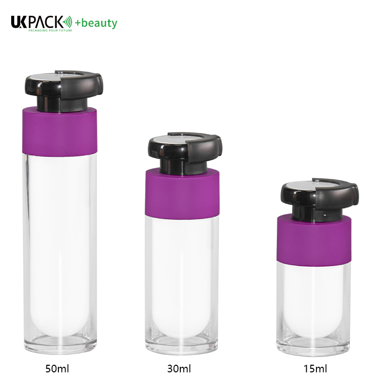 cosmetic packaging 15ml-30ml-50ml Double layer airless bottle