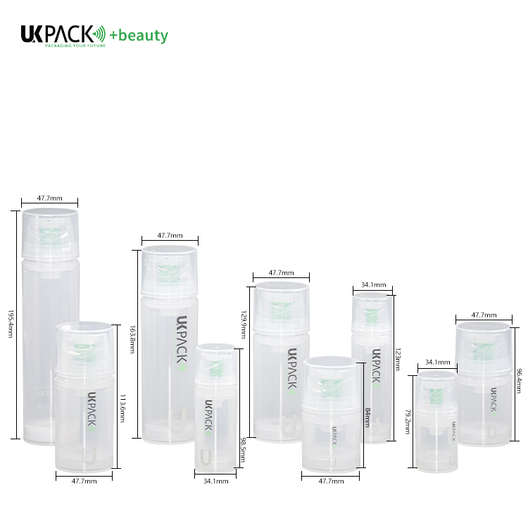 Mono Material PP bottle airless pump skincare pump bottle