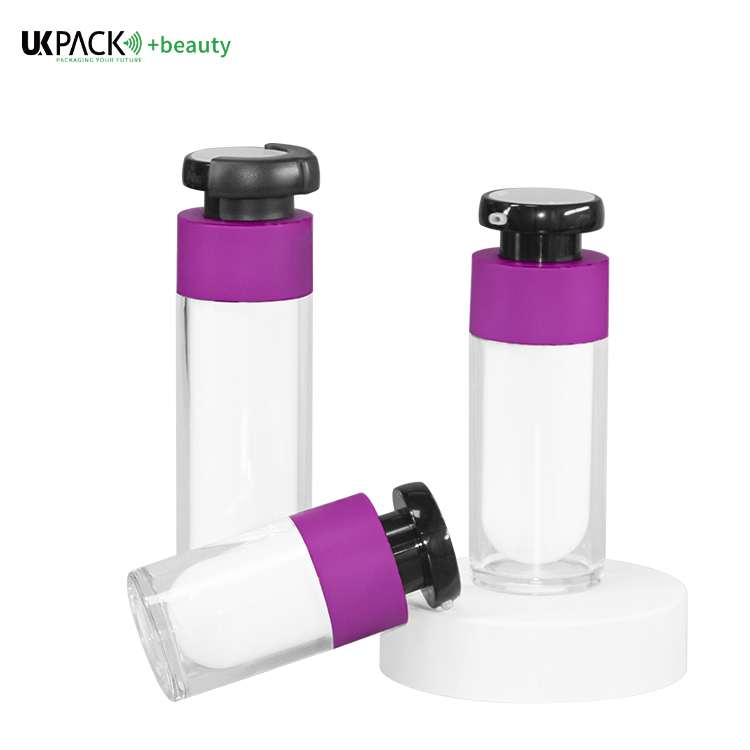 cosmetic packaging 15ml-30ml-50ml Double layer airless bottle