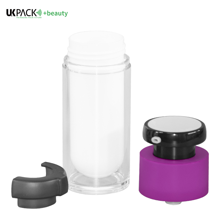 cosmetic packaging 15ml-30ml-50ml Double layer airless bottle