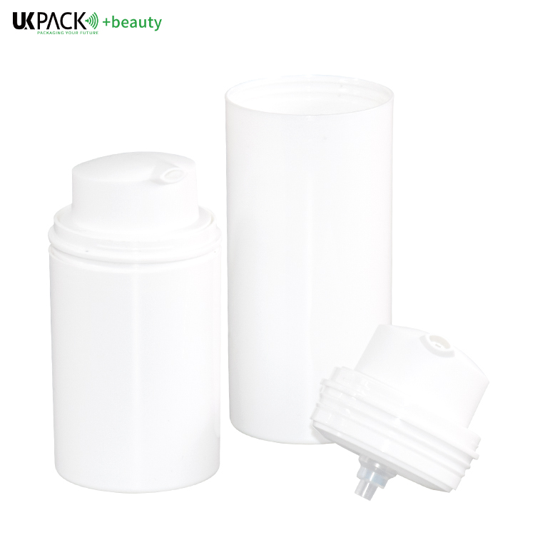 Plastic PP Airless Pump Bottles  50ml 80ml 100ml 120ml airless pump container