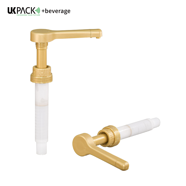 Gold Sauce Pumps for 64-90.4oz bottles Ketchup Pump