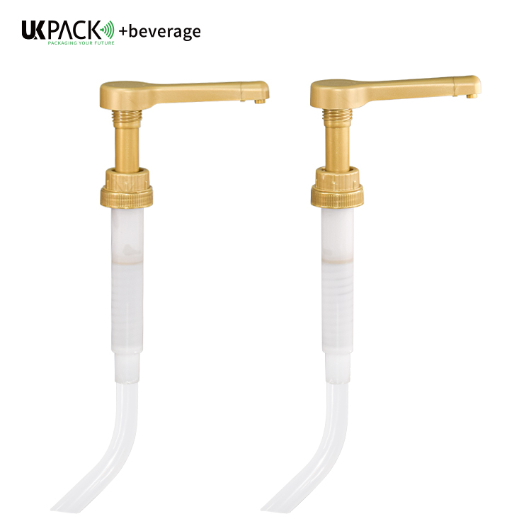 Gold Sauce Pumps for 64-90.4oz bottles Ketchup Pump