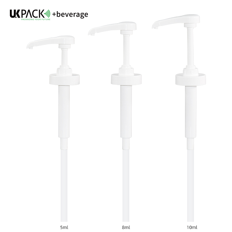 43-400  Smooth closure Syrup Pump Dispenser 5ml 8ml and 10ml