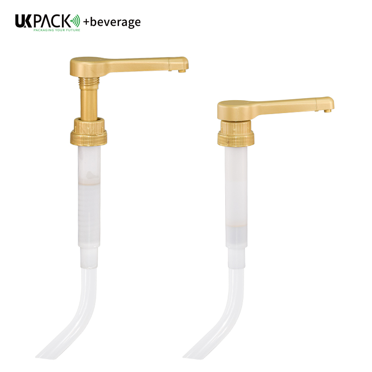 Gold Sauce Pumps for 64-90.4oz bottles Ketchup Pump