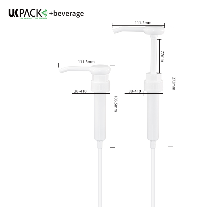 15cc / 30cc BPA-Free 38-410 Plastic Sauce Dispenser Pump Torani Syrup Pump