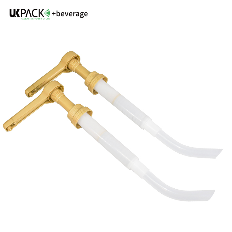 Gold Sauce Pumps for 64-90.4oz bottles Ketchup Pump