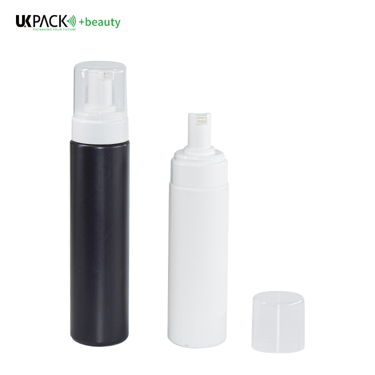43mm All plastic foamer pump with 200ml and 250ml PE bottle Sustainable green packaging