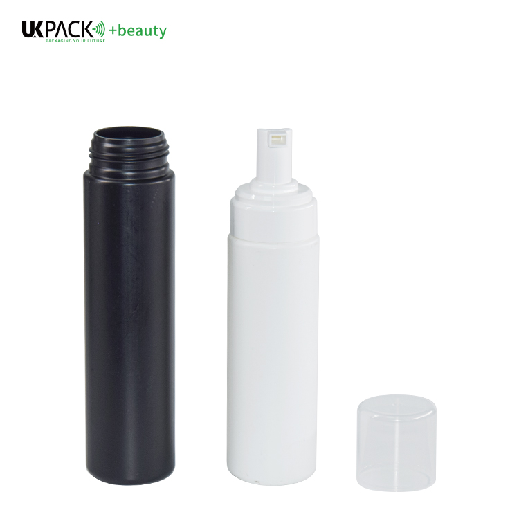 43mm All plastic foamer pump with 200ml and 250ml PE bottle Sustainable green packaging