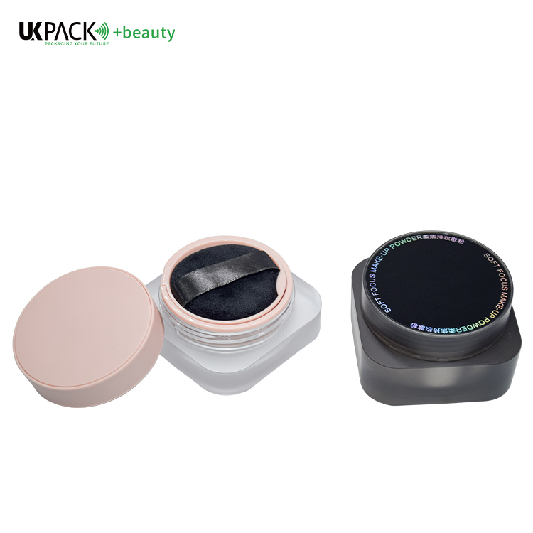 8g Customized Color And Logo square shape Powder Jar cream jar skin care packaging UKC67